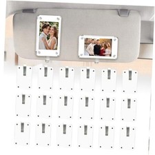 20 Pack Magnetic Car Visor Photo Clips, 3 Inch Sun Visor Picture Holders for