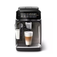 Philips 3300 LatteGo Fully Automatic Espresso Machine, Black Chrome  EP3347/90