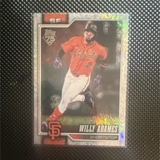 Topps 2026 75 Willy Adames Parallel #267 San Francisco Giants MLB Baseball Card
