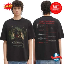 The Conjuring Last Rites New Poster Film And Event Timeline Two Sided T-Shirt