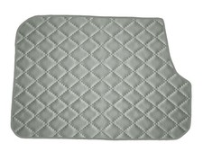 Grau Gestepptes Kunstleder Kofferraummatte für Saab 9-3 cabrio 2004-2015