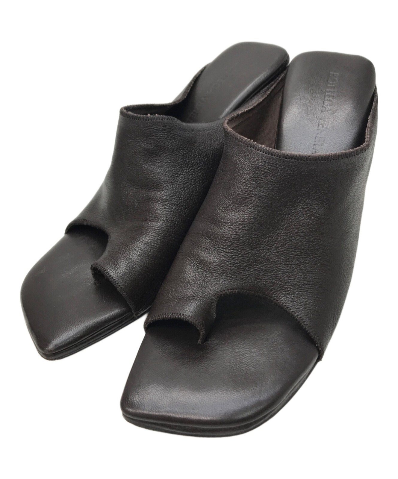 BOTTEGA VENETA Sandals Women's Size 36 Brown Leather