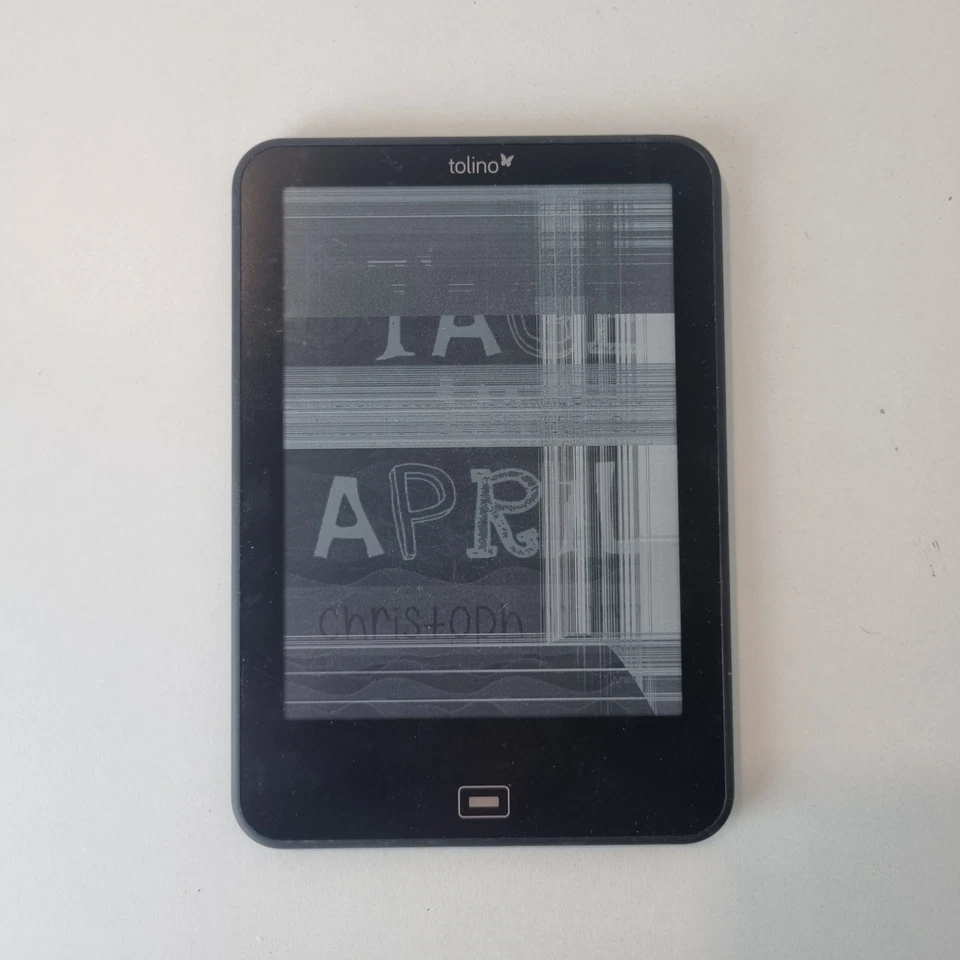 Tolino Vision 4 HD - Schwarz eBook Reader DEFEKT - Bild 2 von 4