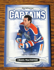Craig MacTavish 2006-07 Parkhurst #183 CAPTAINS Insert hockey cards OILERS /3999