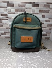 VINTAGE Canon Camera Professional Leather Canvas Backpack