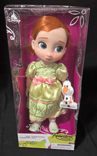 Disney Animators Collection Anna W/ Olaf Collectible Doll 16" Tall Frozen