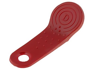 2X F51-DS9093A F5-1 IButton-Halter als Schlüsselanhänger bordeaux DREXIA