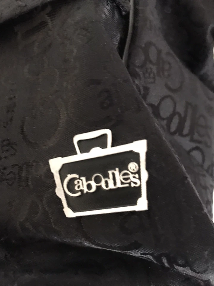 CABOODLES  Black Makeup Cosmetics Travel Case Tote Handbag Organizer - Image 2 of 4