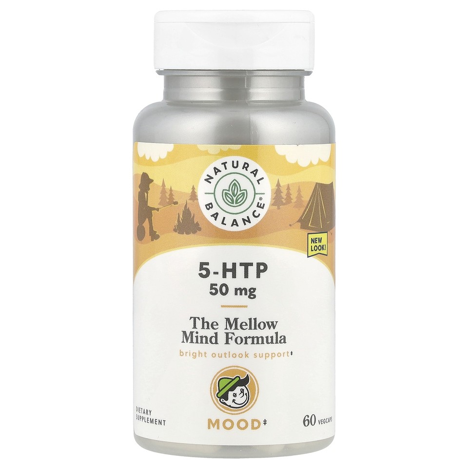 5-HTP, 50 mg, 60 VegCaps