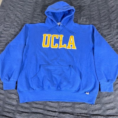 Russell Athletic UCLA Hoodie Mens XL Blue Collegiate Pullover Sweatshirt AP338