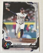 2026 TOPPS NOW WBC #WB20 PAUL SKENES Win in WBC Debut Team USA PR /7570 