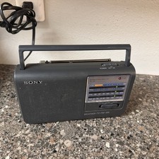 Sony ICF-36 Portable Radio 4-Band AM/FM/TV/Weather AC/DC Power Tested