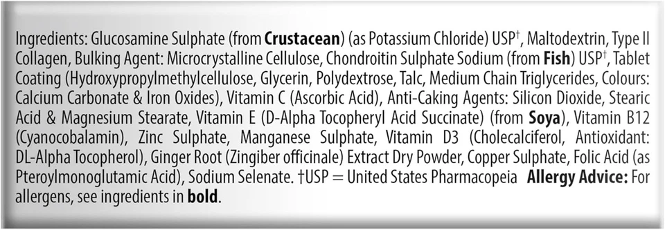 Vitabiotics Jointace comprimidos de colágeno 30 cápsulas Foto 3 de 4