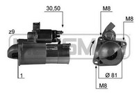 Messmer Starter 2.3 KW Passend FüR Fiat Ducato Kasten 130 Multijet 220331A