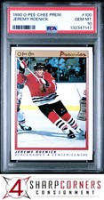 1990 O-PEE-CHEE PREMIER #100 JEREMY ROENICK RC BLACKHAWKS PSA 10