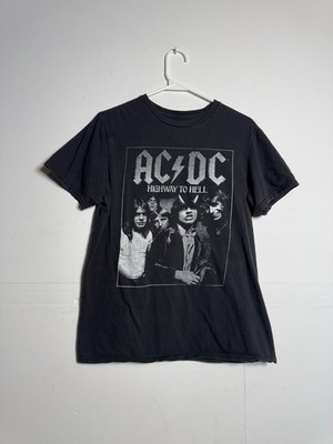 AC/DC Highway To Hell T-Shirt Medium Short Sleeve Graphic Black