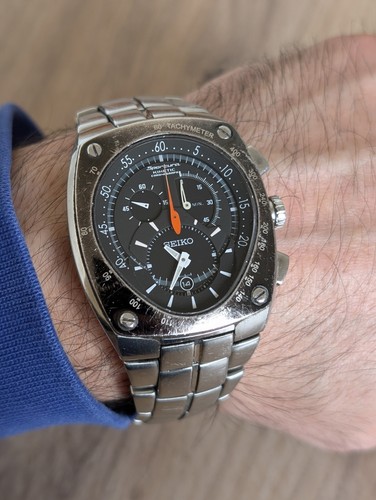 Seiko Sportura Kinetic Chronograph 7L22-0AD0 - USED - Foto 9 di 17