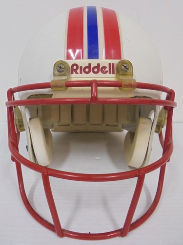 Casco usado juego Maurice Hurst New England Patriots NFL 1991/92 - Imagen 3 de 8
