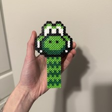 Super Mario Yoshi Bookmark Handmade Perler Art NEW