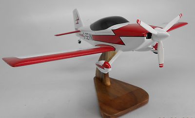 RV-7 Vans Private RV7 Airplane Desktop Wood Model Small New UK