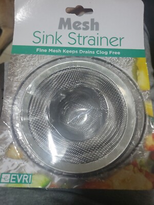 Ray Elegant Style Kitchen Sink Strainer - Stainless Steel, Pack of 2