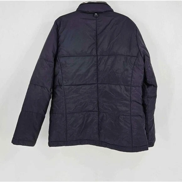 Zeroxposur Mens Reversible Puffer Navy/Yellow Zip Front Jacket with Pockets Sz S - Image 3 of 4