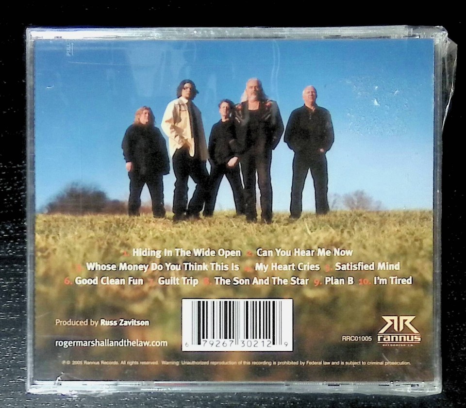 CD Roger Marshall Law Hiding Wide Open2005 Rannus Records Sealed | eBay