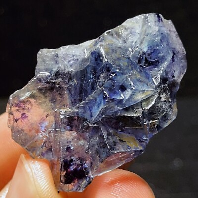 Extremely Top Phantom Cubic Fluorite Copper ore symbiotic crystals Specimen 3224