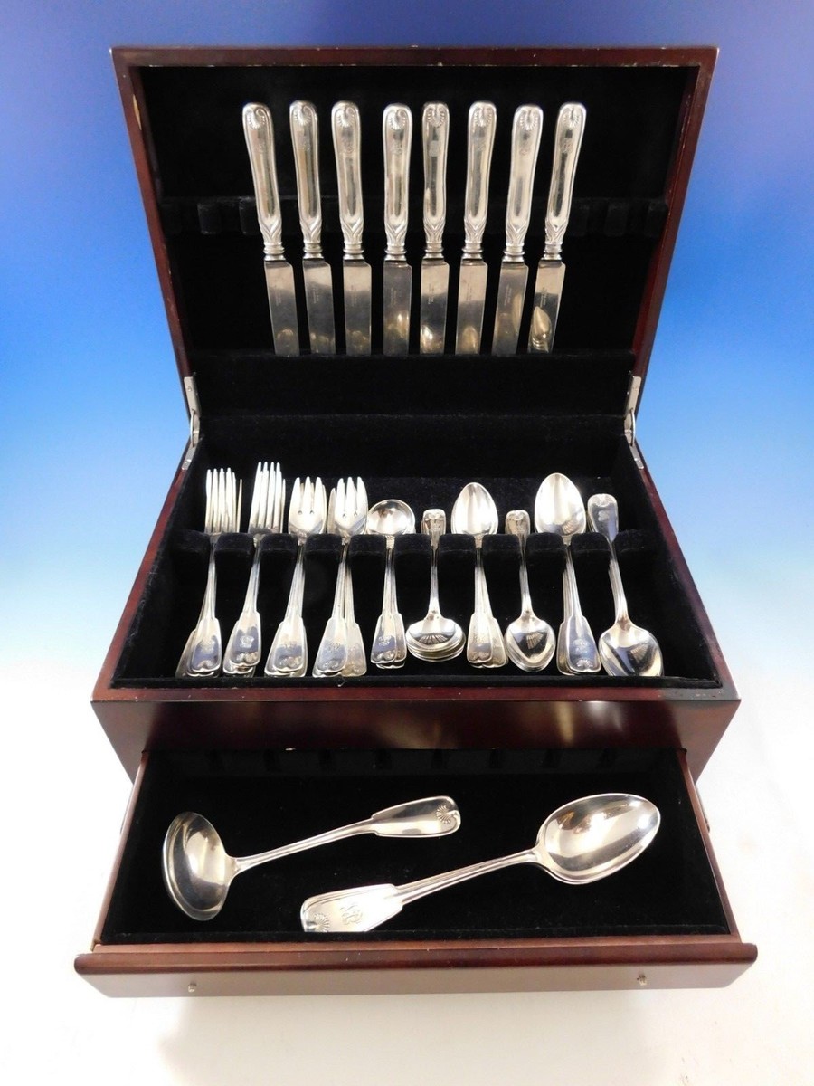 Palm by Tiffany & Co Sterling Silver Flatware Service for 8 Set 51