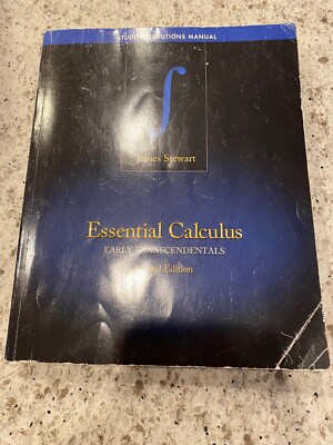 Student Solutions Manual for Stewart's Essential Calculus: Early...