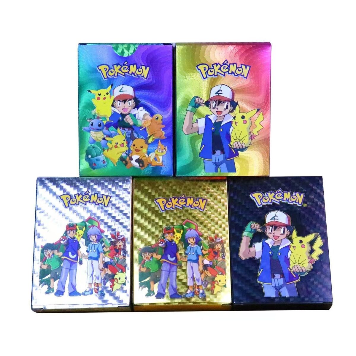 Foil Multi-Color Pack 55 Card TCG GX Vmax GX Card Charizard Foil Multi-Color Pack 55 Card TCG GX Vmax GX Card Charizard