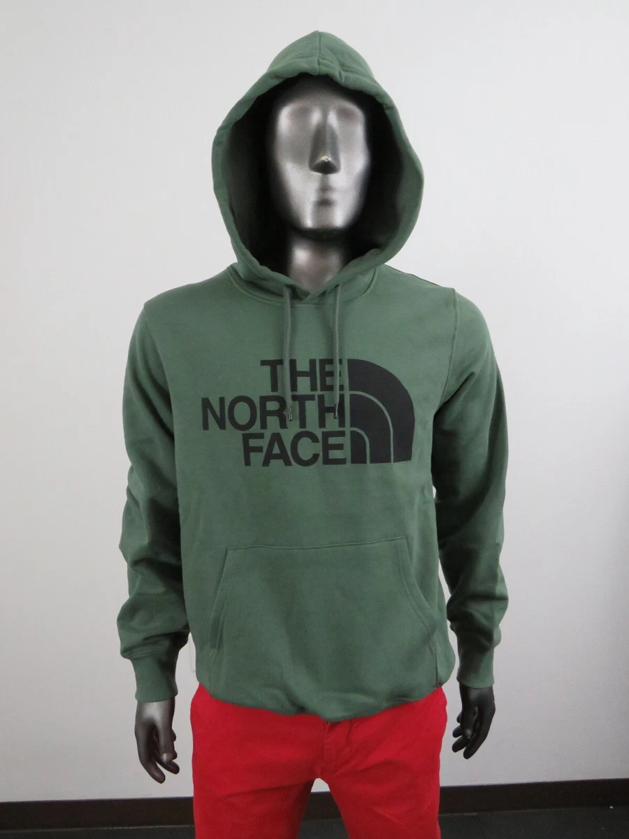 The North Face Logo Print Cotton Blend Hoodie Gray