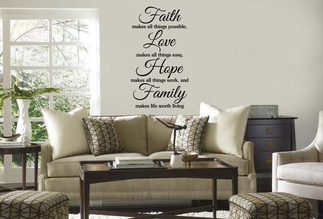 BLESSED wall vinyl sticker home decor inspirational art FREE SHIPPING !!!