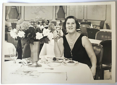 Fotografie Vintage Sängerin Edytha Fleischer Auf Der Bremen Richard Fleischhut