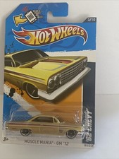Hot Wheels  62 Chevy Gold-Muscle Mania  12