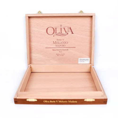 Lot of 5 Oliva Toro Serie V Melanio Maduro Empty Wood Cigar Box 9" x 7" x 1.25" - Picture 4 of 11