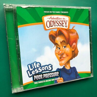 #ad Life Lessons PEER PRESSURE Family Help Stories CD Tyndale Odyssey Adventures USA GBP 25.00
