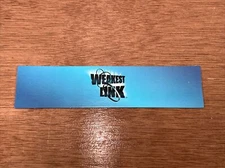 The Weakest Link Hasbro Board Game 2001 OEM Replacement Part - Statistic Shield