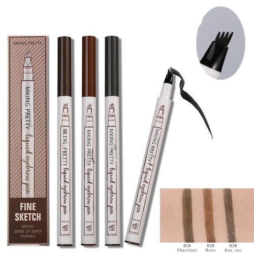 Music Flower Eyebrow Tattoo Pen Microblading Liquid Eye Brow Make Up Waterproof - Picture 5 of 13