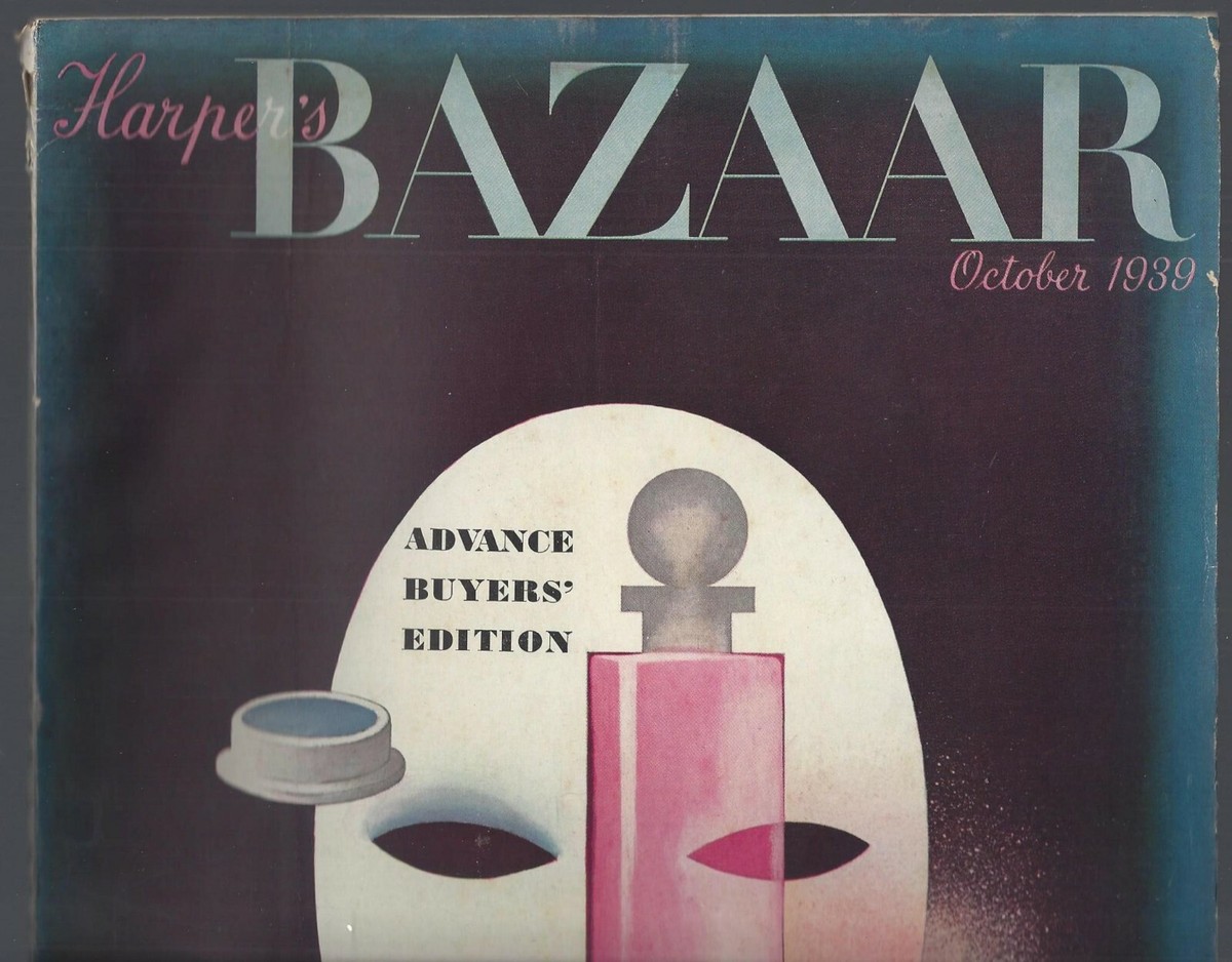 Harper's Bazaar Magazine ~ October 1939 ~ Cassandre Beauty Brides