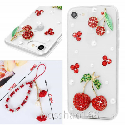 Bling Case for Galaxy S23 S24 S25 S26 Ultra/iphone 15 16 17Pro Max Crystal strap