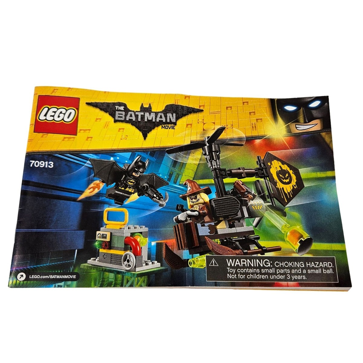 Lego Batman Movie DC Comics 70913 Manual Instruction Booklet ONLY
