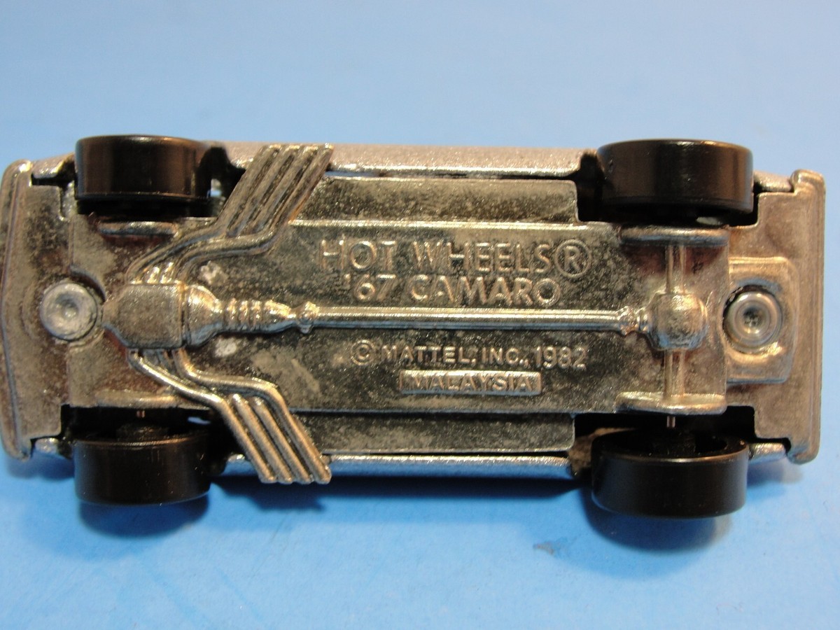 RARE Hot Wheels '67 1967 Chevy Camaro Silver Metallic w/Chrome