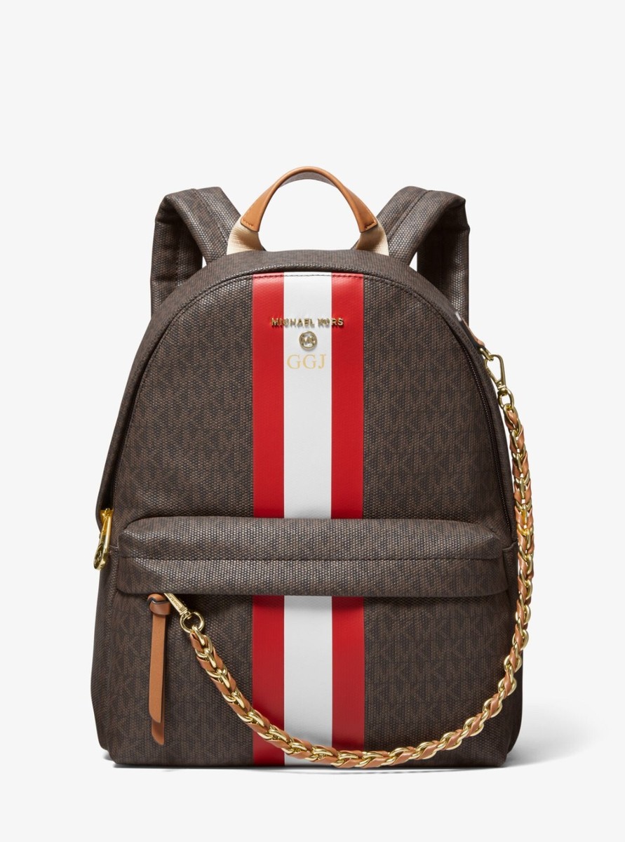MICHAEL KORS
Slater Medium Signature Logo Stripe Backpack Buy Michael Kors Black Medium Slater Stripe Backpack in Logo  main image 2