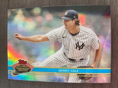 2021 Topps Stadium Club Chrome Gerrit Cole 1991 Retro Design Refractor