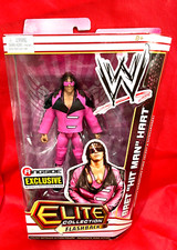 BRET The Hitman HART Pink & Black Attack WWE ELITE Flashback Ringside Exclusive