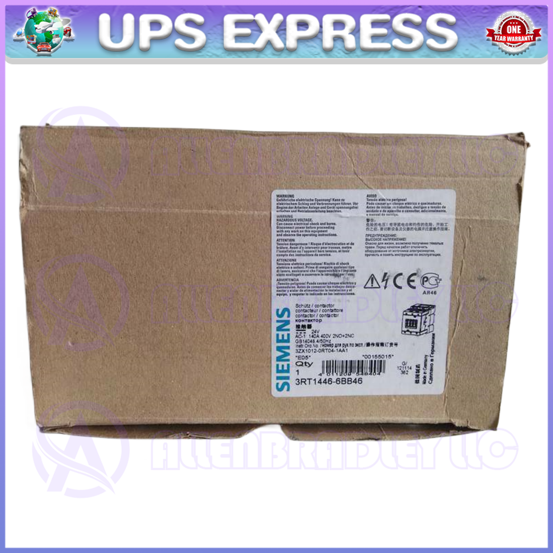 3RT1446-6BB46 SIEMENS Brand-New in Box 1PC DC Contactor Spot Goods #CG
