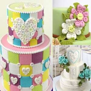 Silicone Flower Button Fondant Mould Cake Decorating Icing Sugar