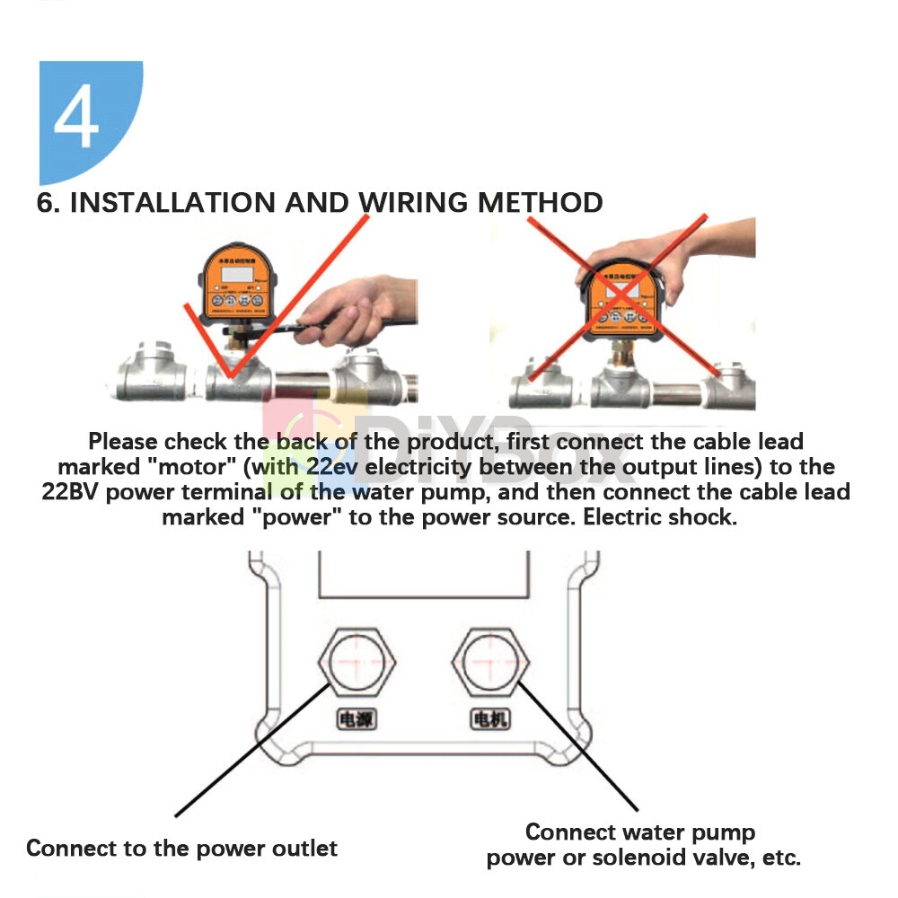 Intelligent Digital Pressure Water Pump Controller Switch 220V For Ail Gas  Pump, image size:1000x1000