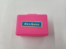 Vintage Chemtoy Hot Pink Plastic Jax Case. Empty Case Only 